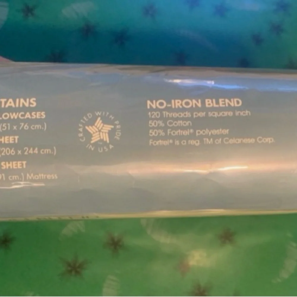 NOS Deadstock Vintage Criterion By Dan River 4 Piece Double Sheet Set Pink - Picture 3 of 3